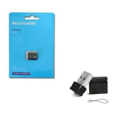Imagem de Pen Drive Nano 16gb Leitura 10 Gravação 3mb Preto Multilaser - Congrat