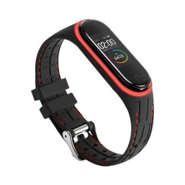 Imagem de Pulseira De Silicone Esportiva Para Xiaomi Mi Band 7 6 5 4 3 Acessório