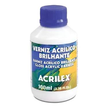 Imagem de Verniz Acrilico Brilhante Tela Papel Gesso Acrilex 100ml Sem - Congrat