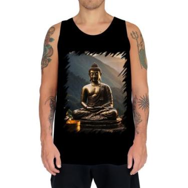 Imagem de Camiseta Regata Estátua de Buda Iluminado Religião 14 - Kasubeck Store
