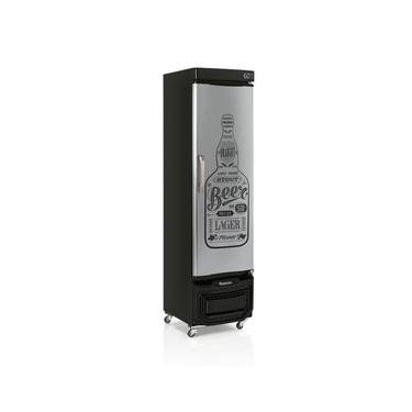 Imagem de Cervejeira com Porta Cega Adesivada 230L GRB23EGW Gelopar 110V