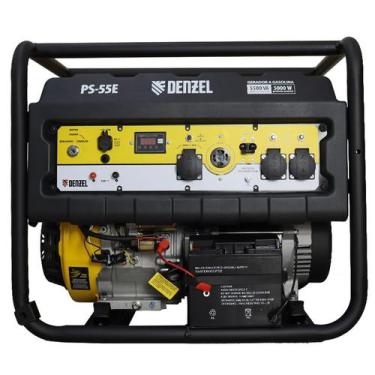 Imagem de Gerador Gasolina PS-55E 7HP Bivolt Partida Elétrica Denzel