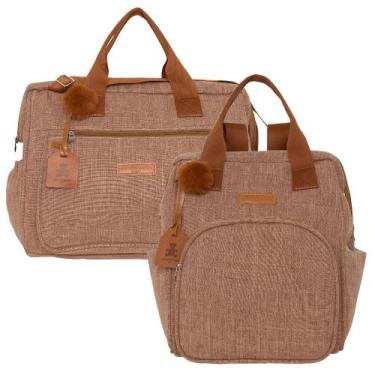 Imagem de Kit Bolsas Maternidade Pirulitando G+M Memórias Marrom - Pirulitando B
