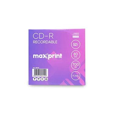 Imagem de MÍDIA CD-R Gravável MAXPRINT 700 MB - 80 MIN - 52X - Envelope papel