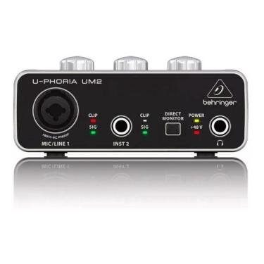 Imagem de Placa De Audio Um-2 Interface De Áudio Behringer Um2 Usb