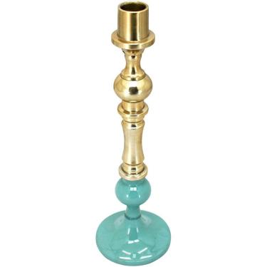 Imagem de HOME&CO GRAMBELLO CASTIÇAL 28x9x9cm METAL VERDE