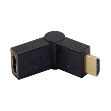 Imagem de Adaptador HDMI com Ângulo de 90 a 180 Graus - (HDMI M X HDMI F) - AD0053