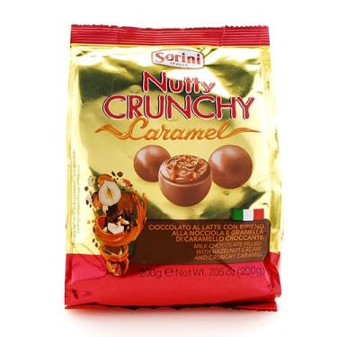Imagem de Bombom Italiano Sorini Nutty Crunchy Caramelo 200g