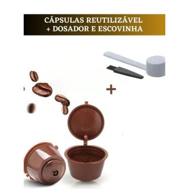 Imagem de Conjunto 3 Capsulas De Café Reutilizavel Dolce Gusto Nescafé Cappuccin