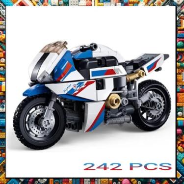 Imagem de MOTO B1100 BRINQUEDO DE MONTAR E CONSTRUIR COM 242 PEÇAS