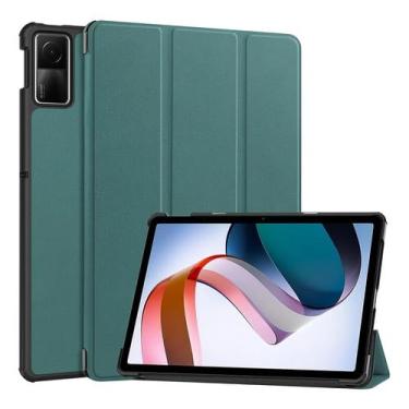 Imagem de Capa Case Para Xiaomi Redmi Pad Se 11" Polegadas 2023 + Caneta Touch DM ACESSÓRIOS (Verde)