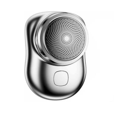 Imagem de Aparador de Pelos Mini Portátil, Barbeador, Recarregável USB para Uso em Qualquer Lugar, leve, Compacto sem dor - Premium