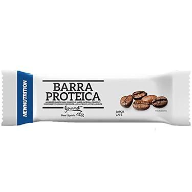 Imagem de NEWNUTRITION, Barra de Proteína Proteica Gourmet 40g Snacks Sabor Café Caixa com 12 Unidades