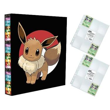 Imagem de Álbum Pokémon Pasta Fichário para cards Eevee + 20 Folhas YES