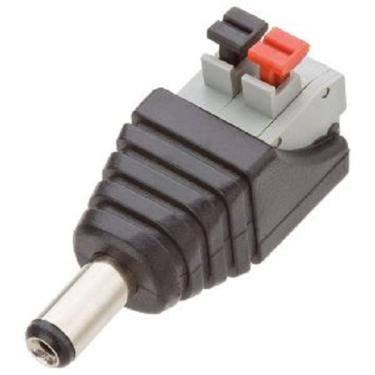 Imagem de Plug P4 2,1mm Macho C/ Borne Engate Rapido Emb 10 Pçs