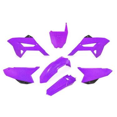 Imagem de Kit Plástico CRF 230 Roxo Galáxia Biker Ride Exclusivo