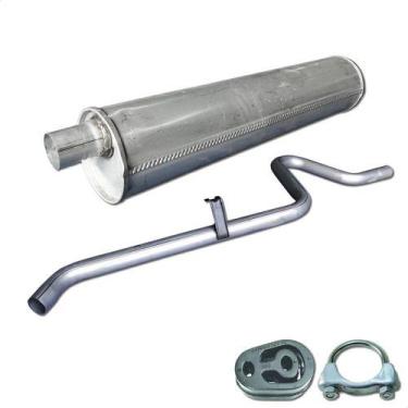 Imagem de Kit Escapamento Intermediário + Tubo F1000 Turbo 1996 A 1998 - ScapJá