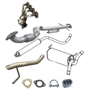 Imagem de Descarga Completa Chevrolet Cruze Hatch 1.8 16v 2012 A 2016 - ScapJá