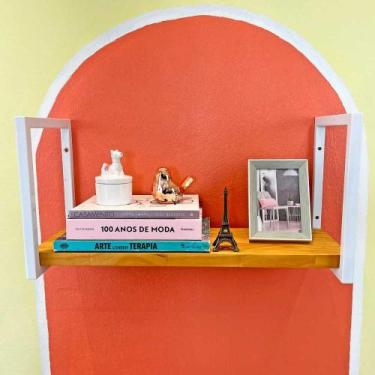 Imagem de Prateleira de Ferro e Madeira Industrial de Parede Style 1 Prateleira 