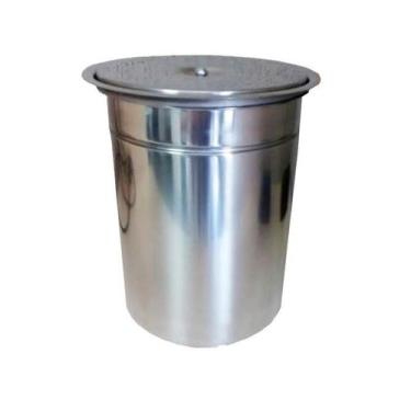 Imagem de Lixeira Pia Cozinha Embutir Granito Inox 5 Litros - Rc Inox, Inox, Pre