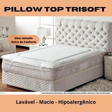 Imagem de Pillow Top Casal Queen Trisoft 160x200x04  - Confortável - Protetor de