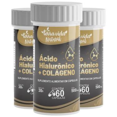 Imagem de 3 Ácido Hialurônico com Colágeno Hidrolisado e Vitaminas A,C e E - Ter