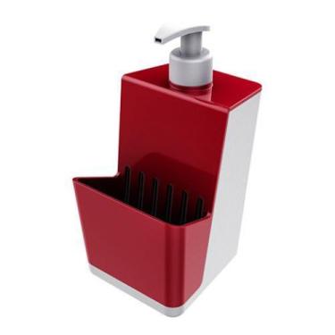 Imagem de Dispensador Para Detergente Líquido Dispenser Branco - Crippa, Vermelh