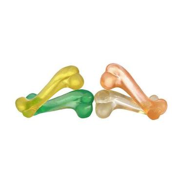 Imagem de Brinquedo Art Injet Osso Injetado para Cães - Cores Sortidas - Médio
