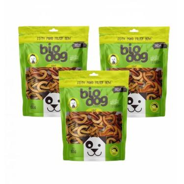 Imagem de 3x Petisco Bio Dog Gourmet Loop- para Cães- Frango-100g - BioDog