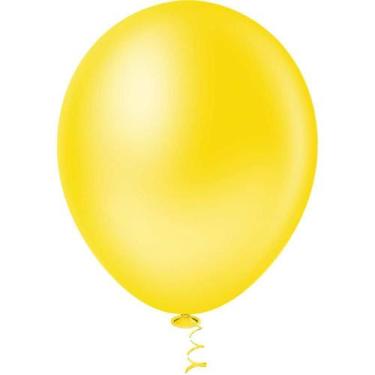 Imagem de Balão GRAN Festa N090 Amarelo Pacote com 50 - Riberball