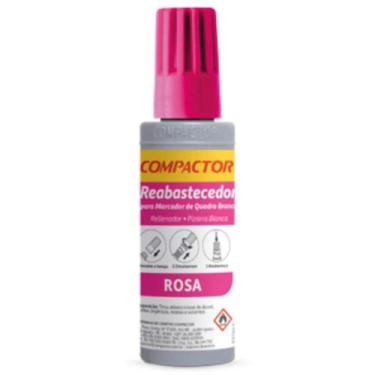 Imagem de Tinta Marcador Quadro Branco Reabastecedor 030 Rosa - Caixa com 12 Uni