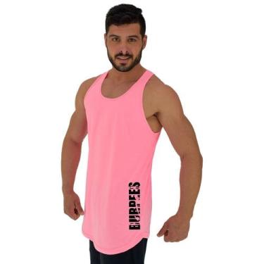 Imagem de Regata Longline Estampa Lateral Masculina MXD Conceito Burpess, GG, Ro