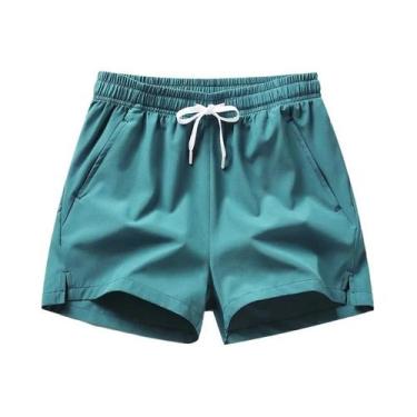 Imagem de Conjunto de Calções Esportivos com Bolsos e Zíper - 3 Peças - Unissex,