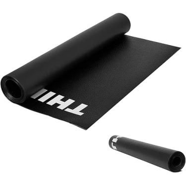 Imagem de Thinvik Tapete de Bicicleta de Pvc para Bicicleta de Treino E Bicicleta Peloton E Wahoo Kickr-Tapete de Bicicleta de Treino para Ciclismo Indoor, Exercício, Bicicleta Estacionária, Tapete de 30 * 72",