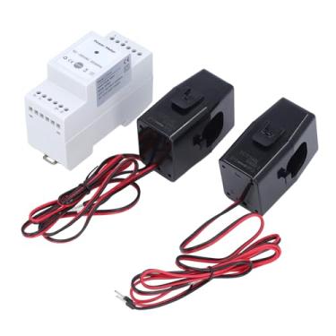 Imagem de Medidor de Energia Monofásico Com Sensor de Braçadeira 500Ax2 CT Suporte para Monitoramento Bidirecional de Consumo de Energia Monitoramento de Corrente de Tensão Em Tempo Real