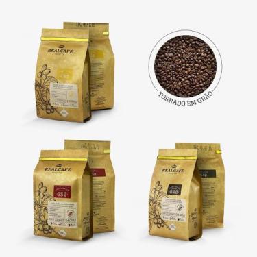 Imagem de Kit 3 pacotes café especial degustação em grãos café realcafé reserva 