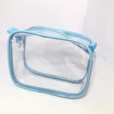 Imagem de MINI necessaire transparente 15x12 - viagem -várias cores - Gii Matos 