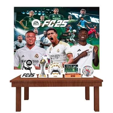 Imagem de Kit Decoração Festa de Aniversário Infantil Painel + Displays fifafa 25 Futebol