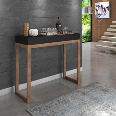 Imagem de Aparador Planalto 90cm Mesa Cantinho Do Café Decorativo - Mobigu, Pret