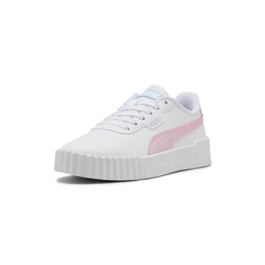 Imagem de PUMA Tênis Carina Shoes, branco-rosa malva - clima frio, 36 EUA unissex criança grande