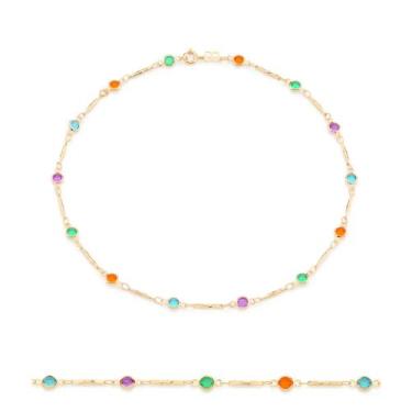 Imagem de Presente Para Adolescentes Jovens Ou Debutantes Choker Cristais Colori