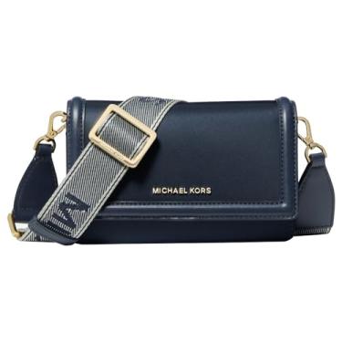 Imagem de Michael Kors Alça transversal para celular pequena Jet Set, Azul marino, One Size