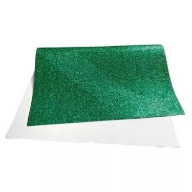 Imagem de Kit 5 Folhas De Papel Microondulado Glitter 50x80cm Escolar - MAISTEM,