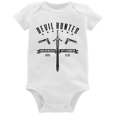 Imagem de Body Bebê Devil Hunter - Foca na Moda, Branco, GG