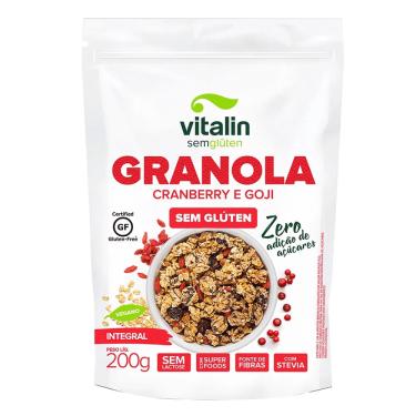 Imagem de Granola Cramberry e Goji Zero 200g - Vitalin