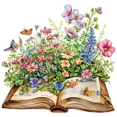 Imagem de Huacan Kits de ponto cruz, flor estampada, gama completa, kit de bordado DIY 11CT para adultos iniciantes 40,6 x 40,6 cm