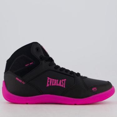Imagem de Tênis Everlast Ring 3 Feminino Preto e Rosa, 36