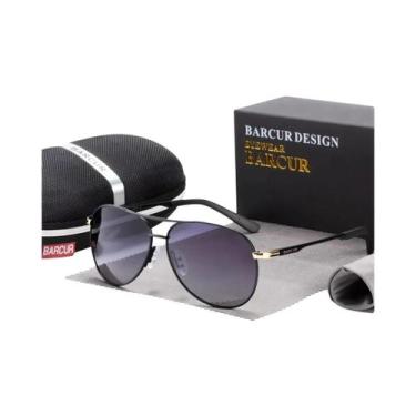 Imagem de Óculos de sol polarizados Barcur para homens e mulheres, lente gradien