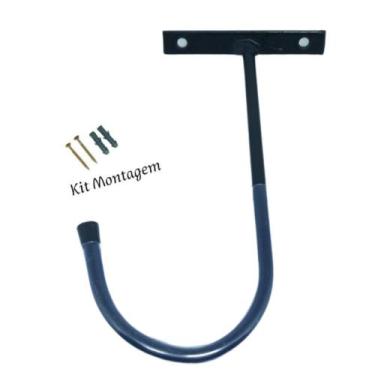 Imagem de Gancho Suporte para Bicicleta Aço Reforçado FN - loolo