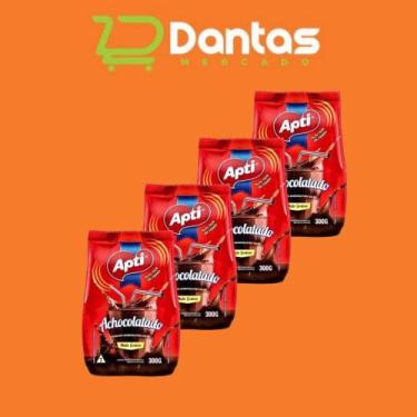 Imagem de Achocolatado apti com kit 4un 300g